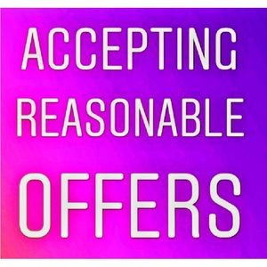 All offers considered